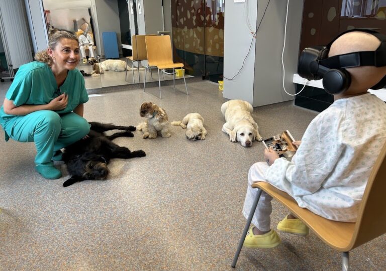 Actividad Uniendo Pisadas, en el Hospital Materno Infantil
