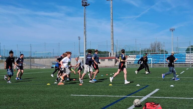 Plan de rugby, dentro del programa Invictus